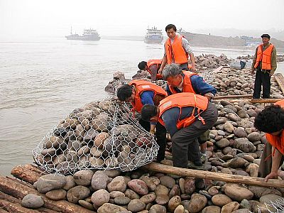 石笼网沉排使用步骤介绍